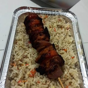 GARLIC RICE KABAB